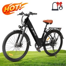 26" Ebike 36V Electric Bike Bicycle 25Mph 500W Commuter Tire Mountain Adults