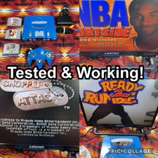 Nintendo 64 N64 Console Bundle 1 Controller  3 Games  Cables TESTED READ 