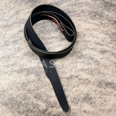 X-Long Brassy Bit Tack Leather Cinch Latigo