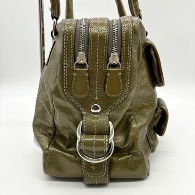 COACH Legacy Peyton Bleecker Satchel Bag Green 13051 Limited