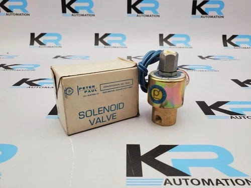 Peter Paul 34HJ5XCV General Solenoid Valve 120V/60Hz 8W 175PSI 3/64 1/16 Ofifice