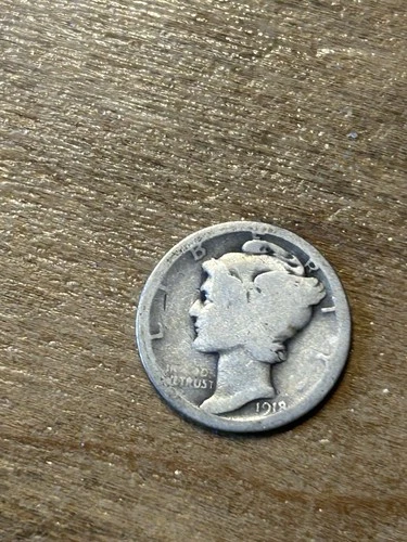 1918S Mercury Dime AG