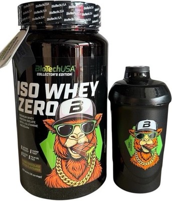 BioTechUSA Iso Whey Zero Dubai Chocolate 908g + Original Shaker Limited Edition