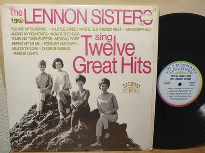 The LENNON SISTERS - Sing TWELVE GREAT HITS, LP NM Ranwood Stereo RLP-8007