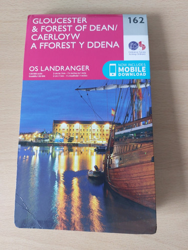 OS Landranger Map 162 Gloucester & Forest of Dean (2019) 1:50000