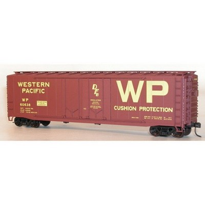 Accurail 5408 HO Western Pacific 50' AAR Dbl Plug Dr. Boxcar Kit #60638