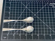 Pair WMF Five O'Clock Teaspoon Domus Stainless Spoons 5 1/8"