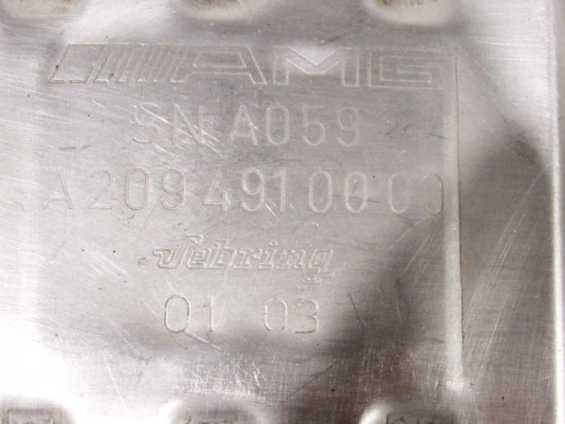 03-06 Mercedes W209 CLK55 CLK500 AMG Sport задний выхлопной глушитель двойной наконечник - Изображение 2 из 4