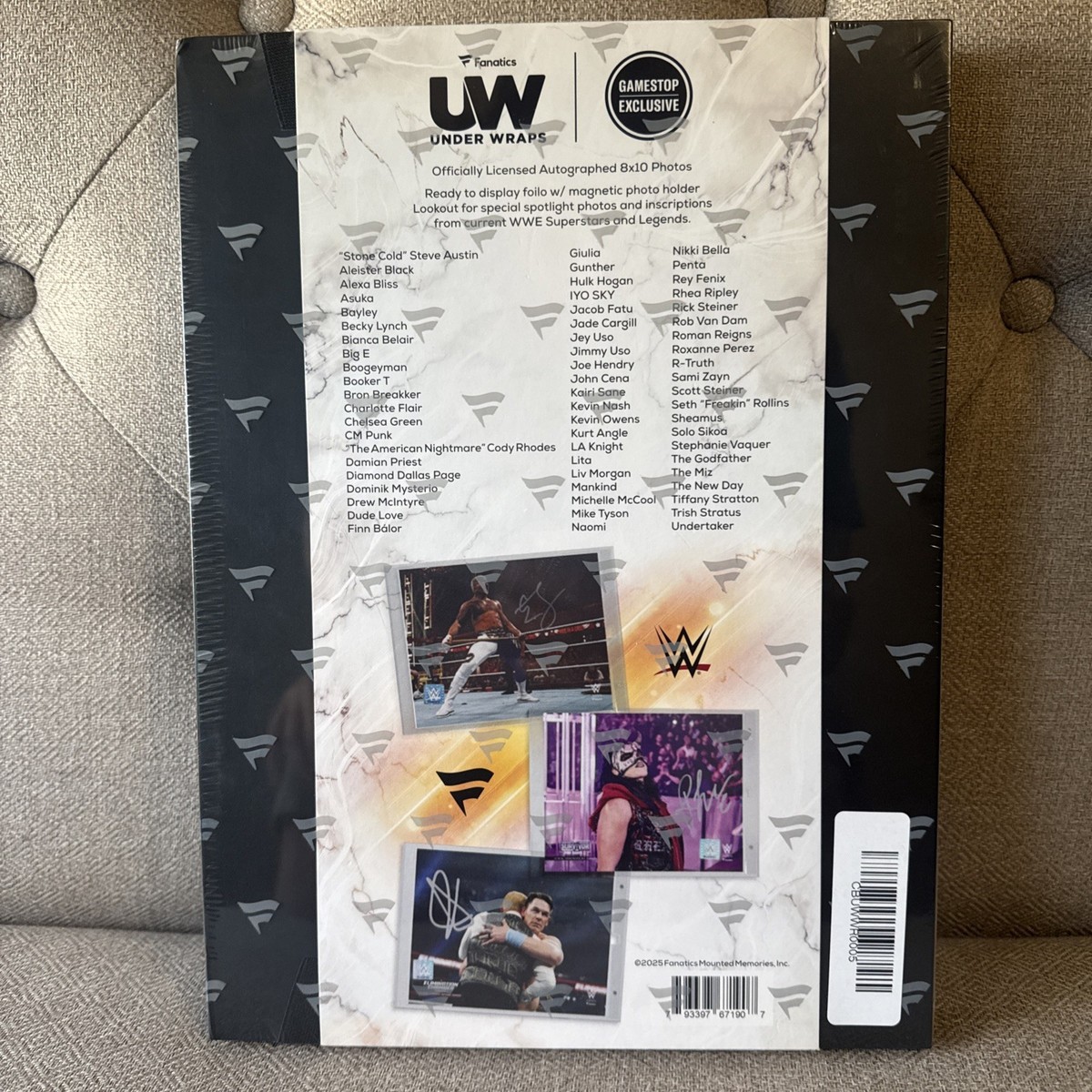 2025 Fanatics Under Wraps WWE Wrestling Autographed Mystery Sealed
