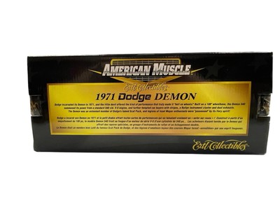ERTL AMERICAN MUSCLE 1971 DODGE DEMON HOBBY EDITION BLACK NIB RARE