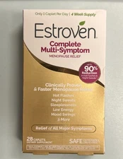 Estroven® Complete Multi-Symptom Menopause Relief 28 Caplets Exp. 04/26 New
