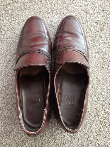 nunn bush mens shoes 10.5 D leather BRWn
