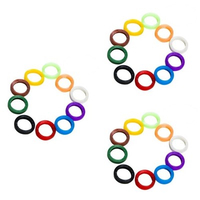 3 Pack Farbige Schlüsselringe Key Caps Schlüsselanhänger-Zubehör