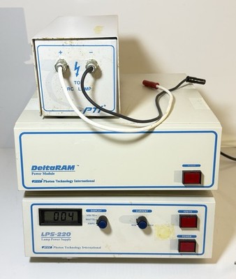 PTI Photon Technology international LPS-220 Lamp Power Supply & DeltaRam Module