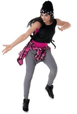 Dance Costume Medium Child Pink Weissman 9112 Hip Hop 3 pc