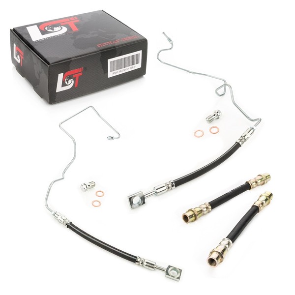 4X Bremsschlauch Rohrleitung Hinten Links Rechts FüR Audi A3 8L Tt 8N Roadster-image