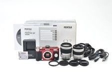 PENTAX Q7 Digital Camera Original Red Mint  Double Lens Set From JAPAN 3010