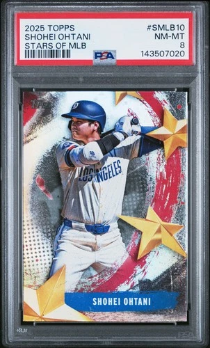 143507020 Shohei Ohtani 2025 Topps #SMLB-10 Stars of MLB PSA 8