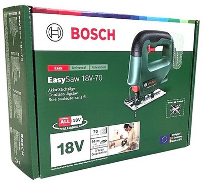 Bosch EasySaw 18V-70 Akku-Stichsäge Solo 0603012000