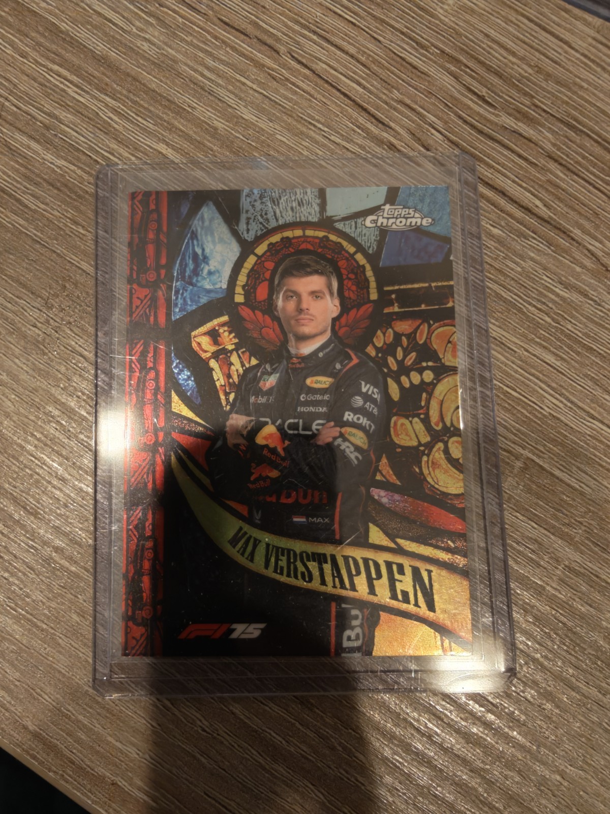 2025 Topps Chrome F1 75th Max Verstappen 1-Of-9 The Grail Prize Case Hit SSP