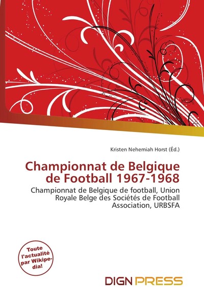 Kristen Nehemiah Horst | Championnat De Belgique De Football 1967-1968 | Buch-image
