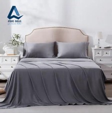 Bamboo Bed Sheets Queen Size   4 Peices Set, Ultra Soft 100 Organic