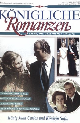 König Juan Carlos und Königin Sofia; in: Heft 4 Köngiliche Romanzen - Ein Sammel