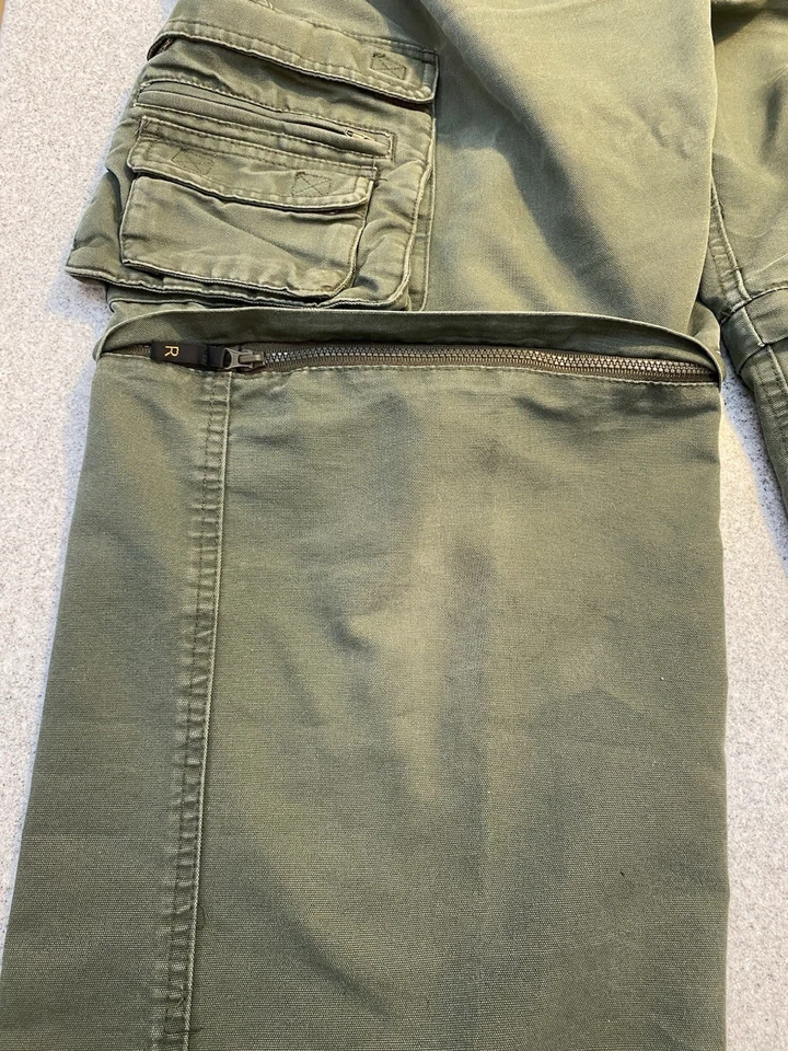 Boy Scouts Scouts Scouting Switchback Uniforme Pantalones Carga Lona Juvenil 22 Cremallera Foto 4 de 4