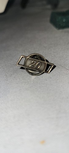 Northwestern Chicago system hat / lapel pin 20 Year. Sterling Silver - 第 2/6 張圖片