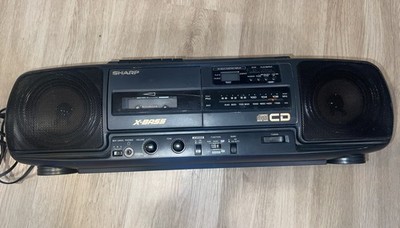 1992 Sharp QT-CD5 Stereo Radio Cassette Record, CD Play X-Bass
