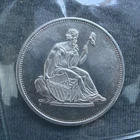 Vintage Seated Liberty 1 Troy oz .999 Fine Silver Round Ounce