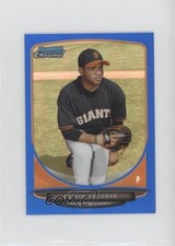 2013 Bowman Chrome Minis Blue Refractor 77/99 Edwin Escobar #9 0o5y