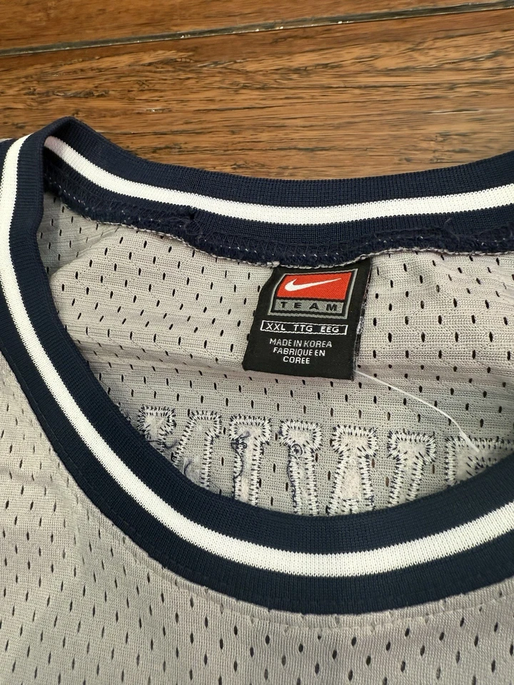 Camiseta deportiva de baloncesto vintage Nike NCAA Georgetown Patrick Ewing, talla XXL Foto 4 de 4