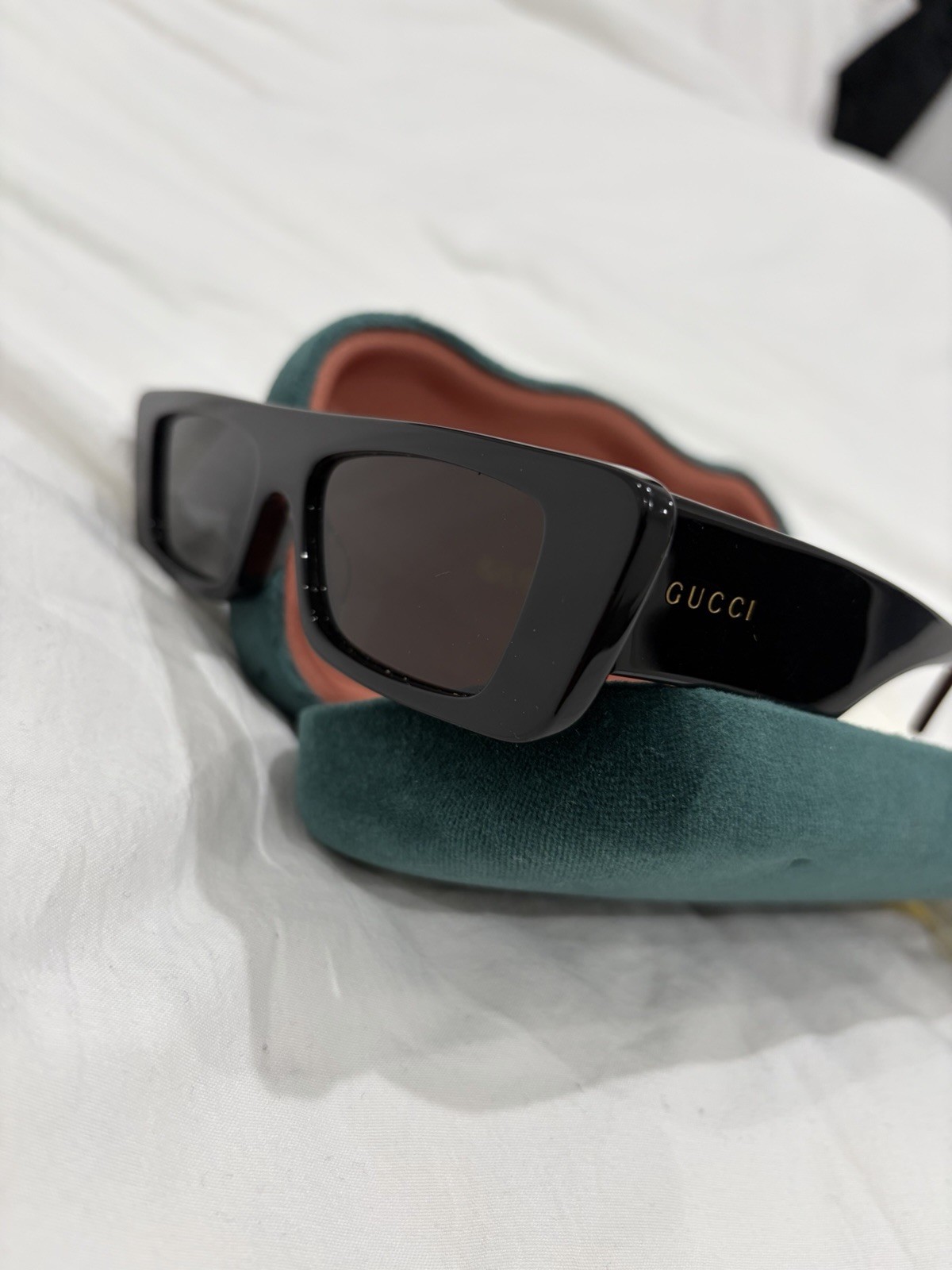 Gucci Rectangular Acetate Sunglasses - image 6