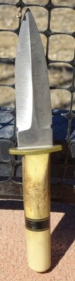 Rare VTG CHUCK STAPEL Handmade BOOT KNIFE 7 1/2'' Knife Maker to the stars