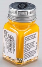 Testors 1/4 oz Flat Yellow Enamel Paint 1169TT
