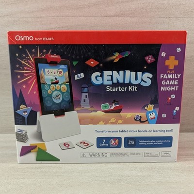Osmo Genius Starter Kit Plus Family Game Night Amazon Fire Tablet New Open Box