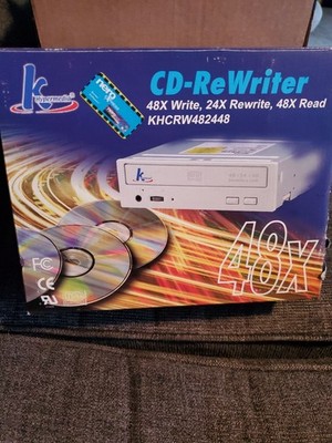 K Hypermedia CD-ReWriter 48X Write, 24X Rewrite, 48X Read KHCRW482448