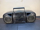 Sanyo MCD-S750 Boombox AM/FM - CD - Tape Deck w/ Detach Speakers - Works Great!