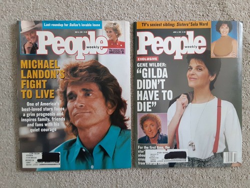 People Magazine Michael Landon/Gilda Radner 1991 2 Issues - Bild 1 von 3