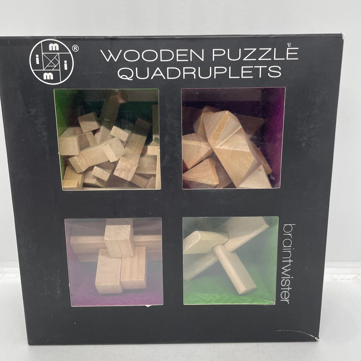 Wooden Puzzles - Wooden Puzzle Quadruplets