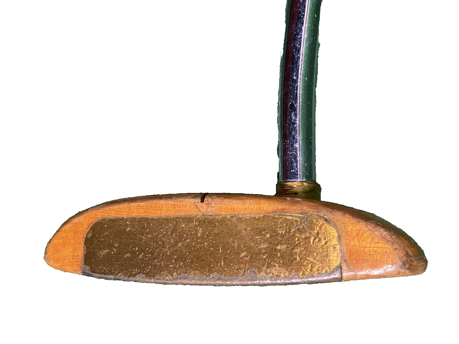 Golf Design Woodie Mallet Putter RH Steel 35.5 Inches Good Grip Nice