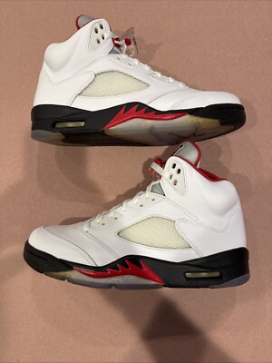 fire red 5s size 8.5