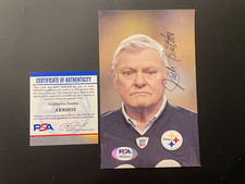 Jack Butler signed Photo Autograph Football Hall of Fame Steelers PSA/DNA Auth