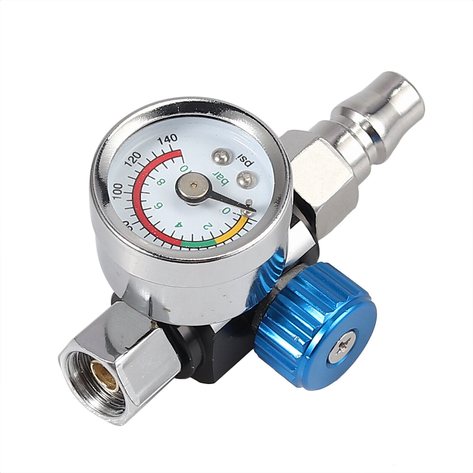 1/4"Air Paint Gun Regulator Gauge Air Pressure Regulator Spray Gun