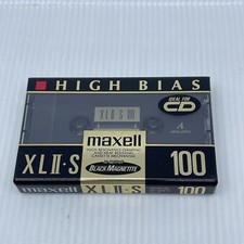 Rare Maxell UD XL II S 100 Type II Cassette Tape First Shipment New Sealed