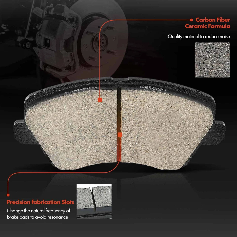 Pastilla de freno delantera de cerámica para Kia Forte 2017-2018 Forte5 Hyundai Elantra GT 2016 Foto 3 de 4