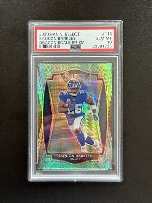 2020 Panini Select - Premier Level Saquon Barkley #115 Dragon