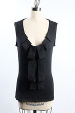 The 100 cashmere sleeveless sweater  new 