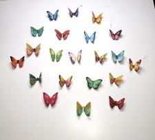 21 pcs 3d small butterfly wall decor, party, wedding, diy, home decoration